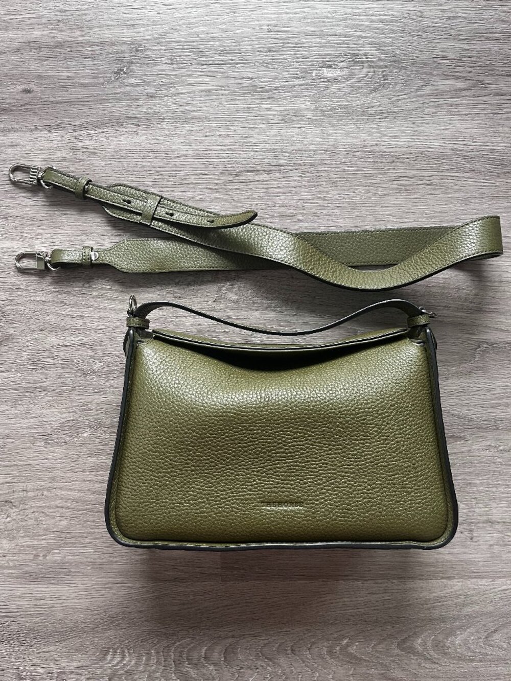 The Horse Clementine Bag Olive Pebbled Leather